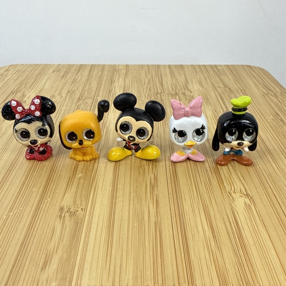 Moose Disney Doorables Series 1 Glitter Minnie Mickey Daisy Pluto Goofy Lot